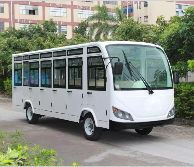 23 Seats Electric Sightseeing Shuttle Bus with Door