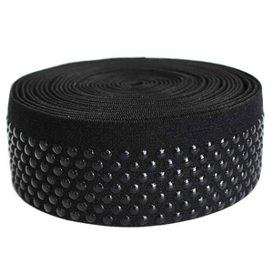 Chất lượng hàng đầu không trượt Silicone Grip in Ban nhạc đàn hồi <span class=keywords><strong>Webbing</strong></span> cao su dots Grip ban nhạc đàn hồi cho đồ lót - Product Image 5