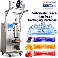 Machine de remplissage, scellage et emballage automatique compacte en acier inoxydable pour bâtonnets de sucettes glacées, tubes en plastique et sachets de jus liquide