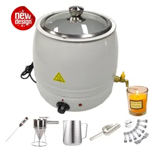 Electric Large Size Stainless Steel Candle Machine Plug In Wax Melter Melting Candle Making Kit