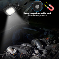 Lampu Kemah Multifungsi Mini USB Power Bank IP44 Tahan Air 2000MAh/3500MAh Senter LED Lampu Gantungan Kunci