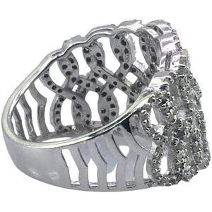 แหวนเพชร Jewelspaark 1.07 กะรัต ทรงกลม สีขาวธรรมชาติ เงินแท้ 925 สำหรับผู้หญิง เหมาะสำหรับงานหมั้นและงานแต่งงาน - Product Image 2