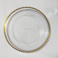 Assiettes rondes en plastique écologiques transparentes de 13 pouces, de différentes couleurs, en gros, pour les décorations de fête, de mariage et d'événements