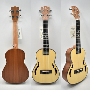 Chitarra ukelele da 23 pollici con strumento musicale superiore/posteriore/laterale in mogano per bambini - Product Image 3