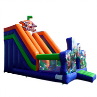 Château gonflable commercial de grande taille pour enfants et adultes, intérieur/extérieur, avec protection UV et matériau ignifuge