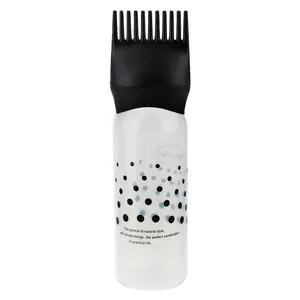 Plastic Verven Shampoo Fles Olie Kam 170 Ml Haar Tools Haarverf Applicator Borstel Flessen Styling Tool Haarkleuring