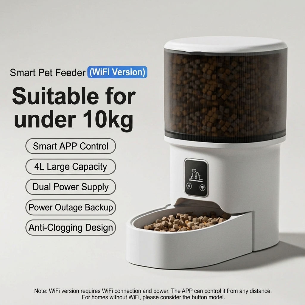 Smart WiFi version [4L large capacity] - Translucent black
