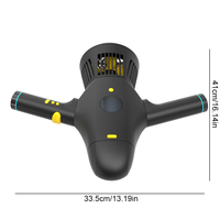 Scooter sous-marin étanche IP68 avec 3 niveaux de vitesse, propulsion professionnelle pour les sports nautiques