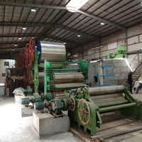 Equipo de fabricación de papel con línea de producción de sistema de control PLC de productos de papel corrugado de paja de trigo, equipo de fabricación de papel, 1 unidad