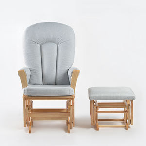 Contemporary Nursery Glider Rocker <b>Chair</b> Matching Ottoman Manufactory Baby Furniture for Living Room Upholstery Rocking <b>Chair</b> - Product Image 4