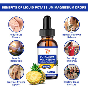 Gotas Líquidas de Potasio y Magnesio con CoQ10 y Complejo de Vitamina B, Ayudan a Mejorar la Concentración y la Relajación Muscular - Product Image 4