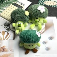 Pendentif en peluche végétale, poupée poivrée, aubergine, brocoli, porte-clés animal en peluche, design personnalisé et créatif