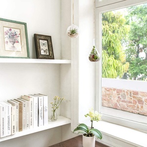 Plante suspendue en verre, support pour fougère aérienne, terrarium, vase suspendu, décoration de Noël pour <span class=keywords><strong>la</strong></span> maison, idée cadeau, écologique - Product Image 5