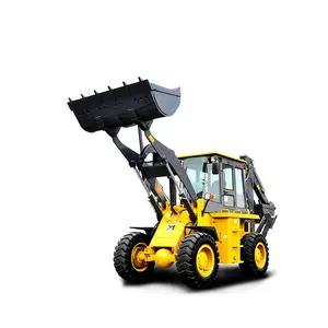 SHANTUI Backhoe Loader 1m3 75KW Free Spare Parts Hot Sale in Asia Europe