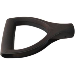 Échantillon gratuit disponible - Manche de pelle ergonomique courbé - Moulage par soufflage - Noir - Product Image 3