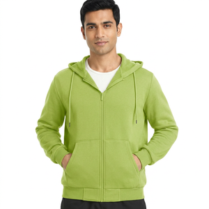 Sudadera con Capucha de Tela Ultra Suave para Hombre, Logotipo Personalizado, Transpirable, Mangas Largas, Básica, Mezcla de Algodón - Product Image 1