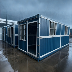 Đúc sẵn ánh sáng thép Modular văn phòng biệt thự Tiny di động sống nhà đã sẵn sàng thực hiện phẳng gói cabin gấp container nhà - Product Image 1