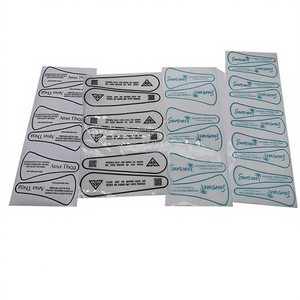Vente flash, étiquettes transparentes légères multi-formes personnalisées à bas prix, faciles à coller, autocollants jetables - Product Image 3