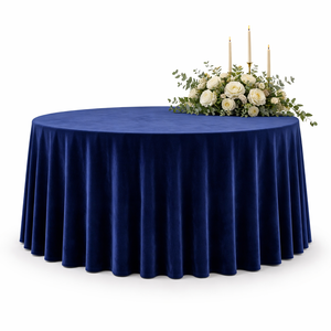 Manteles de Terciopelo Suave y Duradero <span class=keywords><strong>para</strong></span> Banquetes, Manteles de Terciopelo Prensado de Tamaño Personalizado <span class=keywords><strong>para</strong></span> Bodas y Fiestas - Product Image 5