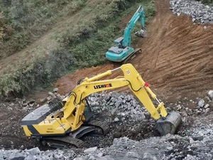 Excavadora hidráulica de 25 toneladas, motor Yanmar sobre orugas, bomba hidráulica de nueva condición Yuken, varios pesos de funcionamiento, motor de núcleo de cubo - Product Image 6