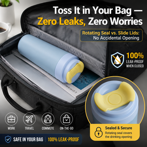 <span class=keywords><strong>Mug</strong></span> de voyage isotherme en acier inoxydable de 600 ml, anti-fuite, à double paroi sous vide, avec couvercle rotatif, performance thermique de 12 à 24 heures - Product Image 5
