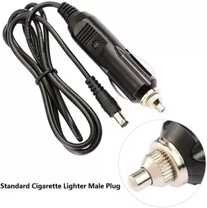 Bán buôn 12V xe Thuốc lá nhẹ hơn cắm cầu chì DC 5.5mm x 2.1mm 5.5*2.5mm KC cáp mở rộng