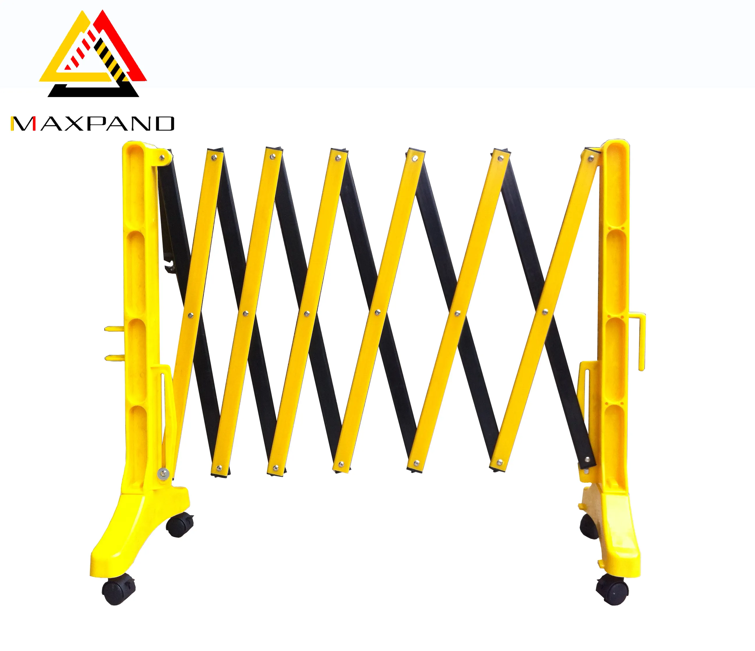 MAXPAND Temporary Durable Sliding Gate Expandable Barricade Car Parking Flexible Road Plastic Barrier