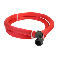 Tuyau d'aspiration en TPU de 1,5 po avec doublure 3M et raccord américain pour l'aspiration et le transfert de liquides/poudres/granulés