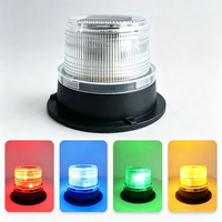 Balise clignotante LED haute luminosité, lumière d'avertissement de circulation, base magnétique, étanche, pour la sécurité des véhicules de construction routière