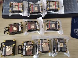 Coque <span class=keywords><strong>Airpods</strong></span> 1 <span class=keywords><strong>2</strong></span> Pro en cuir antichoc, sac de luxe classique Style coffre en PU, forme carrée, noir, nouvelle collection - Product Image 6