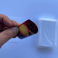 Feuille acrylique transparente PET vierge pour sublimation, carte de visite, film de transfert thermique, matériau plastique souple pour artisanat