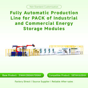 Ligne d'assemblage de batteries lithium-ion entièrement automatique de qualité supérieure avec contrôle PLC pour système de stockage d'énergie solaire - Product Image 3