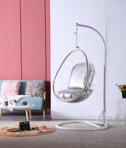 Chaise pivotante suspendue en forme d'œuf, en acrylique <span class=keywords><strong>Transparent</strong></span>, pour la maison, le salon, le jardin, les loisirs - Product Image 5