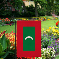 Drapeau de jardin Maldives à prix réduit, 12x18 pouces, pour décoration extérieure