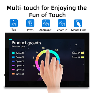 Bulit-in Loa 7 inch IPS 1024*600 LCD cảm ứng điện dung màn hình LCD hiển thị module cho Raspberry Pi - Product Image 2