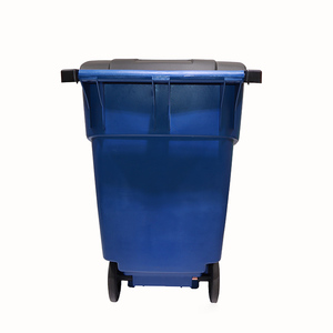 <span class=keywords><strong>200l</strong></span> Ngoài Trời Nhựa Khối Lượng Lớn Tùy Chỉnh Màu Sắc Và Logo Chất Thải <span class=keywords><strong>Bin</strong></span> Với Bánh Xe Và Nắp - Product Image 3