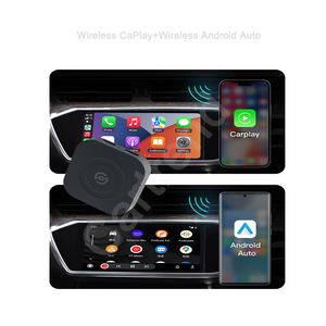 Cartrend không dây 2 + 8GB xe chơi Ai <span class=keywords><strong>Box</strong></span> Adapter xách tay Carplay <span class=keywords><strong>Android</strong></span> tự động cắm và chơi ma thuật xe chơi Ai hộp - Product Image 1