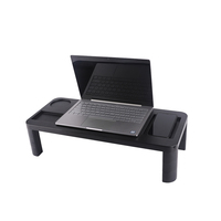 Bureau d'ordinateur moderne, durable et portable, réglable en hauteur sur 3 niveaux, avec rangement et support d'écran extensible pour usage scolaire