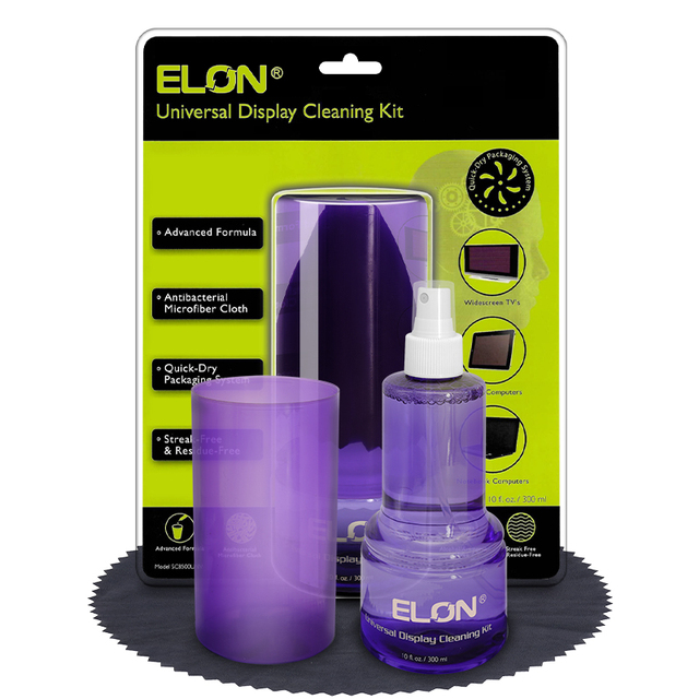 Liquid Spray Computer Laptop Mobile Phone Cell Phone Smartphone Touch Screen Cleaner Cleaning Kit Natural Microfiber 15x15cm