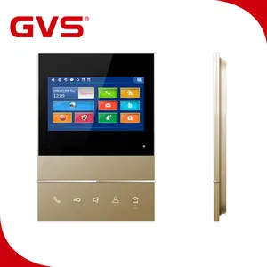 GVS एच श्रृंखला-इंच पैनल इनडोर मॉनिटर के साथ इनडोर स्टेशन के टीसीपी/आईपी स्टेशनों के पार आईपी दरवाजा स्टेशन