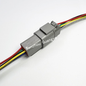 Deutsch DTM loạt 6-pin Nam Nữ ô tô kết nối 250mm điện tử tự động dây khai thác mô hình PVC Nylon DTM kết nối - Product Image 4