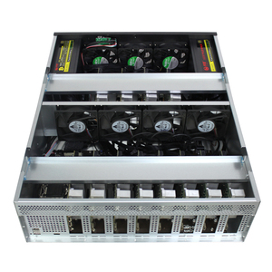 デュアルPSU 4U12GPUコンピューターサーブケースフレーム (4GB DDR付き) - Product Image 1