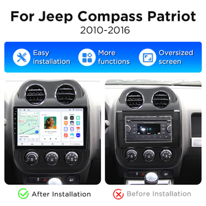 Radio Multimedia con GPS y Navegación Android Auto de Junsun para JEEP Patriot 2016, Radio para Auto con CarPlay para JEEP Compass Patriot 2010-2016 - Product Image 2
