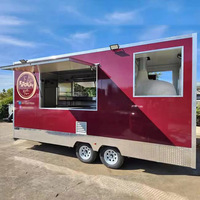 Four à pizza au feu de bois Food Truck USA Vérifié Remorque alimentaire entièrement personnalisée avec équipements de cuisine