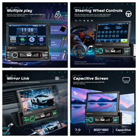 Reproductor MP3 para Auto Podofo de 4.2'' 1 Din, Estéreo para Auto, Radio para Auto con Pantalla LCD, BT, EQ, FM/AM/RDS, USB/AUX, Precio de Fábrica al por Mayor OEM/ODM