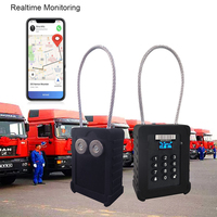 Cadenas électronique à câble durable avec mot de passe, conception robuste, réinitialisation facile pour la logistique longue distance, contrôle de sécurité des marchandises, GPS