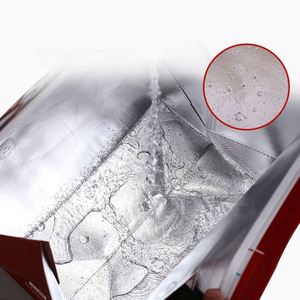 Sacs isothermes OEM ODM pour le déjeuner, la livraison de nourriture et de café, en tissu non tissé, avec feuille d'aluminium, sacs fourre-tout à sublimation, avec ruban et corde, taille personnalisée - Product Image 2