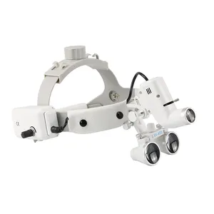 Surgery Dental Wireless Headlight 5W LED Medical ENT Surgical Head Lamp Head Light with Loupe