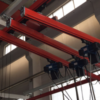 Grue à portique légère 100 kg, système de grue KBK, grue à portique suspendue combinée flexible KBK à vendre