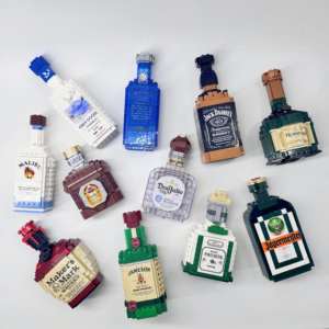 Bloc de construction de rhum <span class=keywords><strong>des</strong></span> Caraïbes Affichage de baril de <span class=keywords><strong>pirate</strong></span> personnalisé - Product Image 6